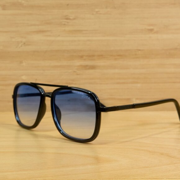 DITA Unisex Sunglasses, 52 16 135, Black Frame Blue Gradient Lens, Made in Italy - Picture 3 of 10